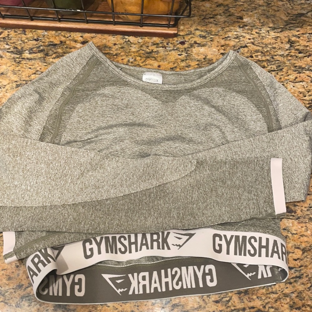 Gymshark flex long sleeve crop top
